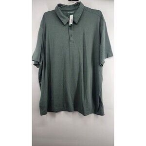 01.Algo Mens Green XXL AlgoFlex Jack Performance Polo Shirt NWT